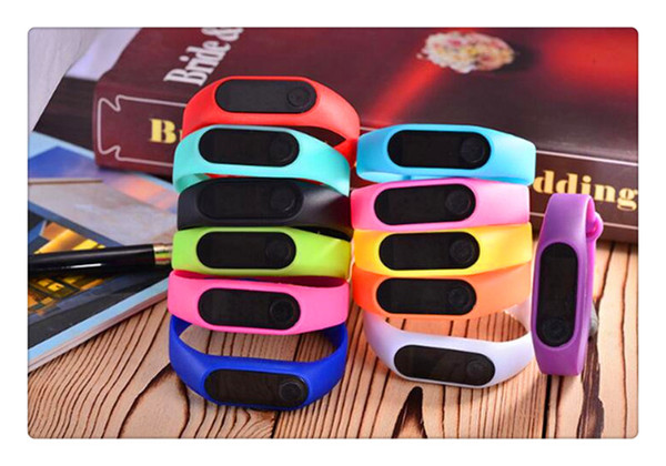 Led bracelet watch Smart Multi Watch silicone Run Step Walking Distance Calorie Counter Watch Electronic Bracelet Colorful Pedometers