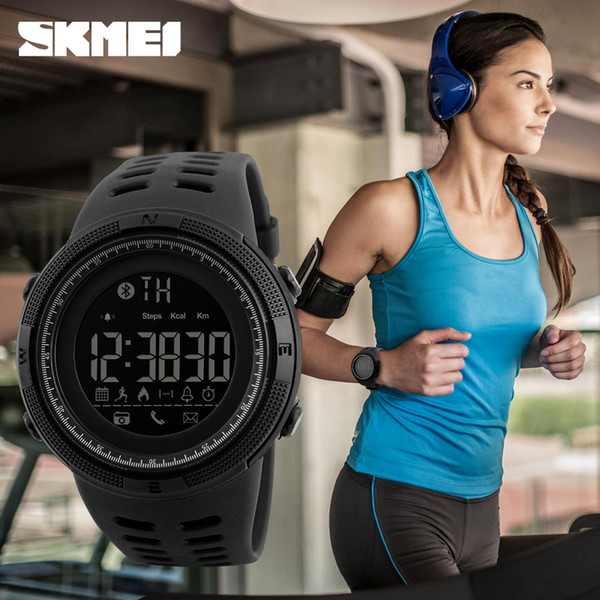 Skmei 1250 hot selling men and women hand wrist watch bluetooth watch digital watches men wrist sports relojes hombre tactical