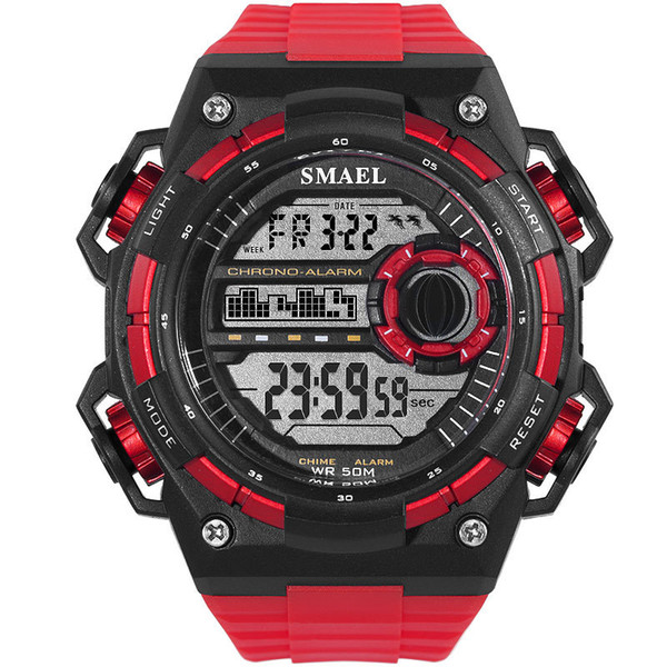 2019 new outdoor sports waterproof and shockproof single display electronic men