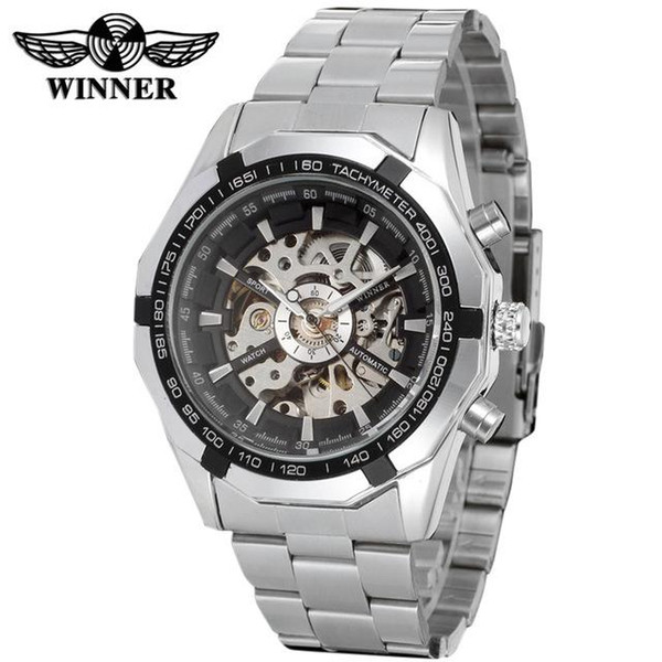 Winner is full of hollow men's automatic mechanical watch man