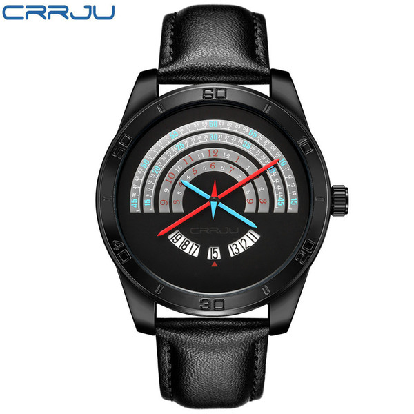 Original Men Creative Tactical Unique Design Quartz Watches Business Black Fashion Reloj Hombre Watches Casual Clock