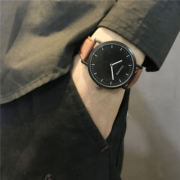 Wrist Watch Schoolboy Korean Concise Trend Ulzzang Woman Leisure Time Atmosphere Black And White Original Old Amorous Feelings Companion