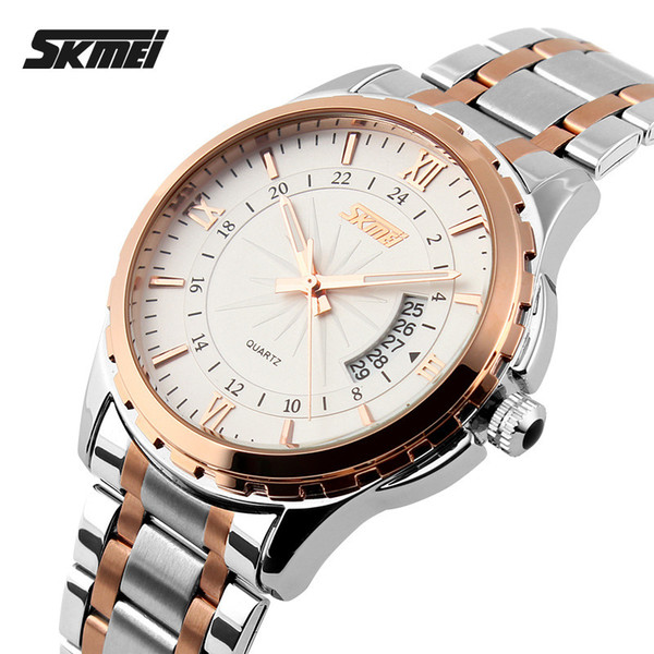 2016 Watches men luxury brand Skmei quartz watch men full steel wristwatches dive 30m Fashion sport watch relogio masculino