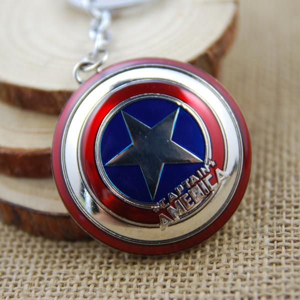 The Avengers New Marvel Super Hero Captain America Shield Action Figure Keychain Keyring Doll Wholesale and Drop Shipping