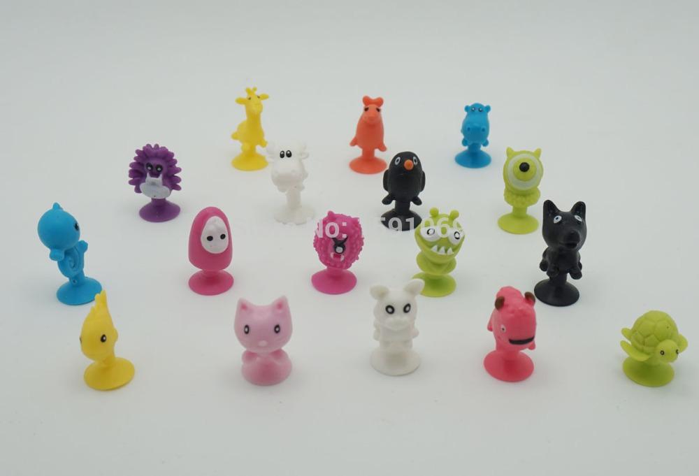 Wholesale-200pcs/lot 2.5cm Stikeez aus dem Weltall Mini  Action Figures Classic Toys For Kids Gift Mix Styles send In Random