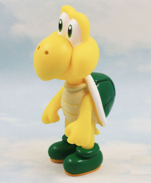 ArielBaby New Super Mario Bros. Brothers Turtle Koopa Troopa PVC Action Figures Toy Loose Approx 12cm/5