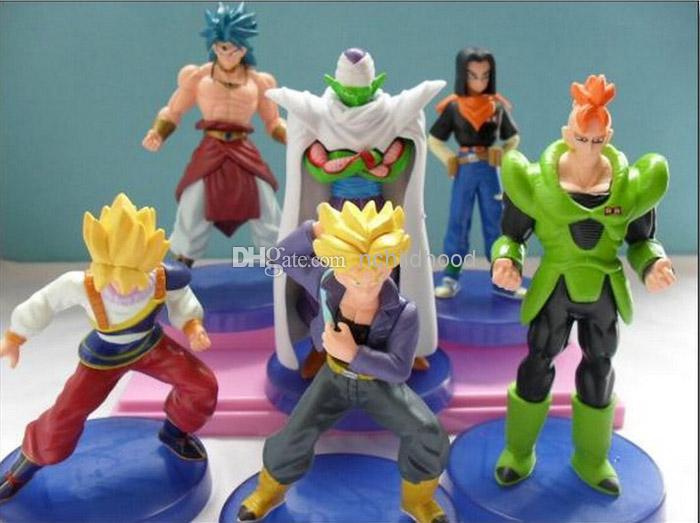 Hot sale Dragon ball z figures 11th Goku figure chidren toy Christmas gift (6pcs/set)