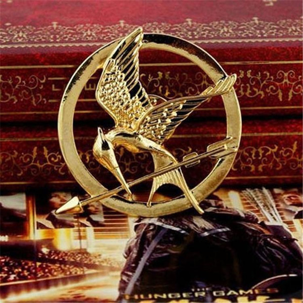 Hot Hunger Games Brooches Inspired Mockingjay And Arrow Movie Hunger Games Bird Brooch Pins For Both Women And Men