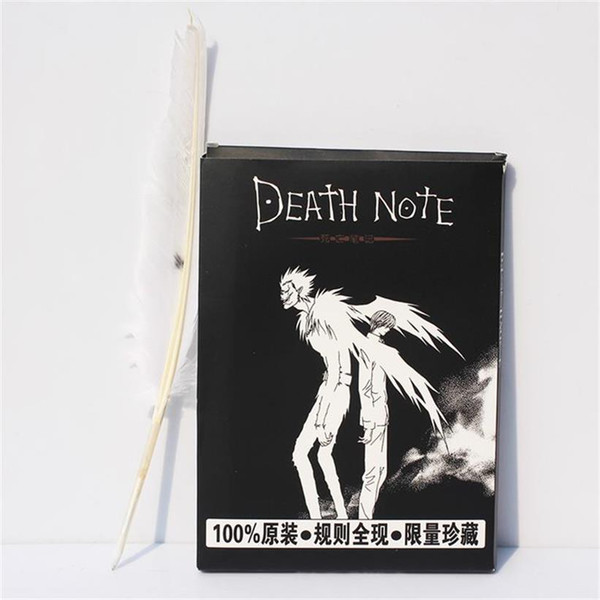 New Death Note Cosplay Notebook & Feather Pen Book Anime Writing Journal