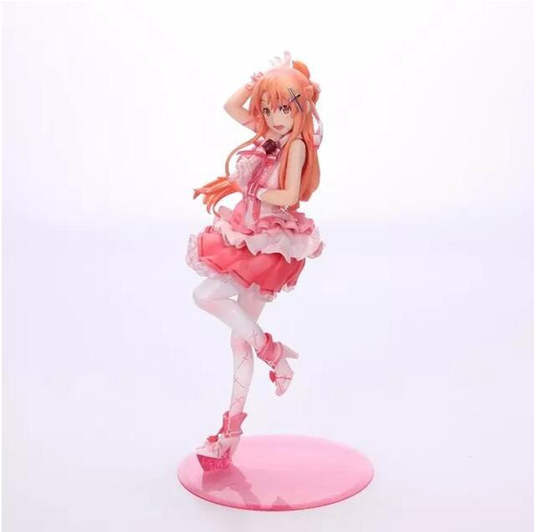 Sword art online Glittery Asuna PVC Action Figure Collection Model Toy good collection model free shipping