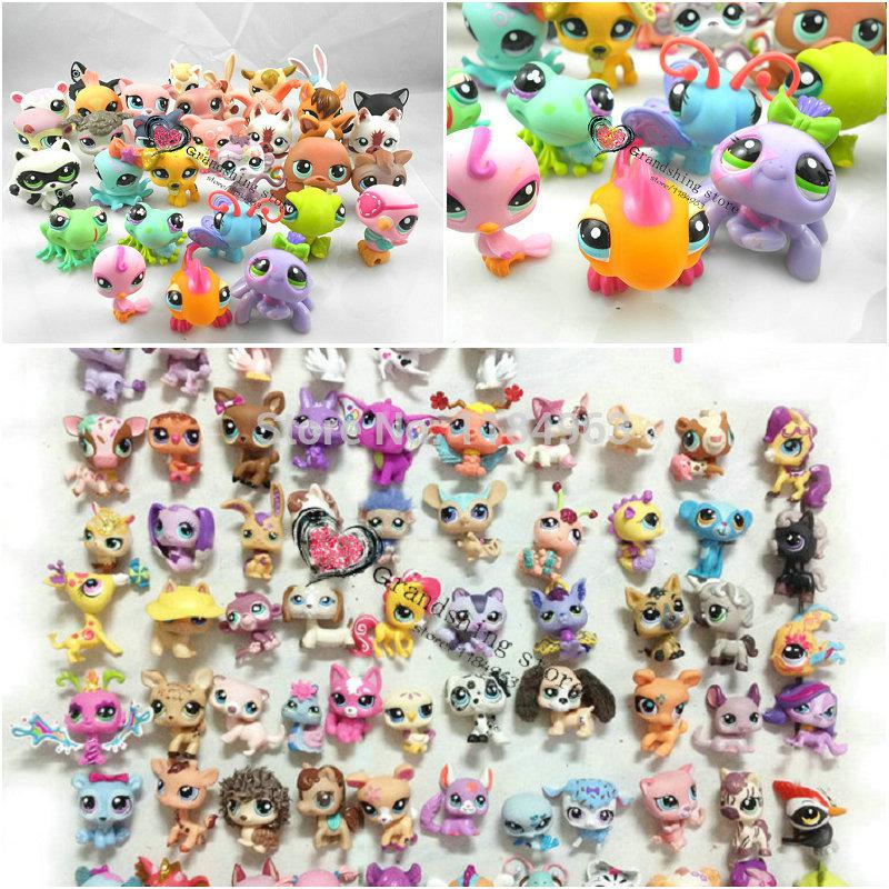 Wholesale-Free Shipping 20pcs/lot LPS Action Figures Factory 3cm Baby Toys Mini Random  Toys For Boy/Girl Christmas Gift