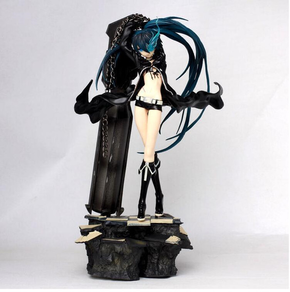 30cm Anime Black Rock Shooter Bikini PVC Action Figure Model Collection Toy Good Gift Free Shipping