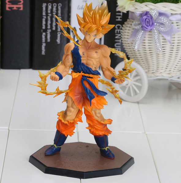 Hot Anime 17CM Dragon Ball Z Super Saiyan Goku PVC Action Figure Toy High Quality