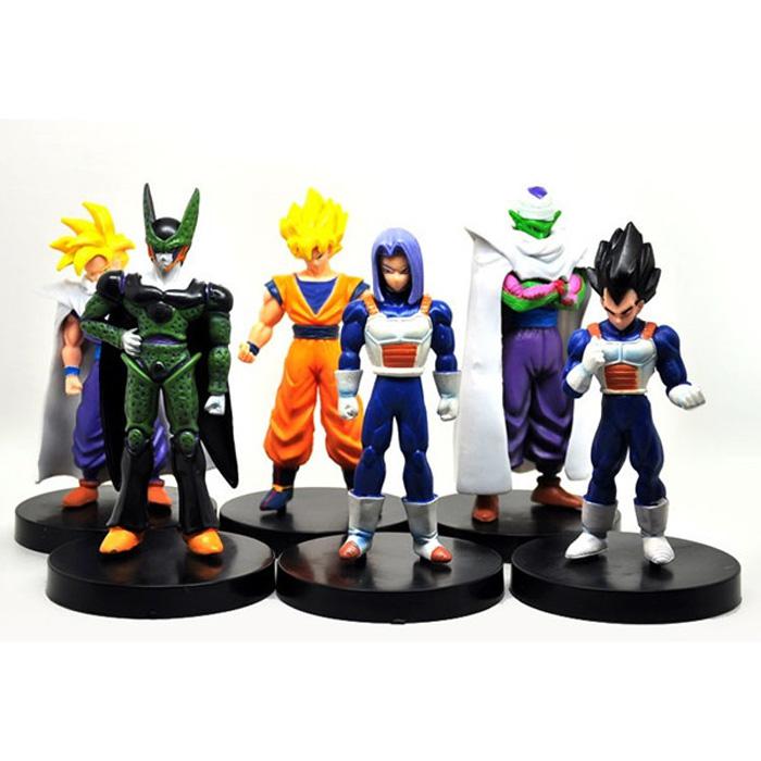 Dragon ball Goku figure chidren toy Christmas gift (6pcs/set)