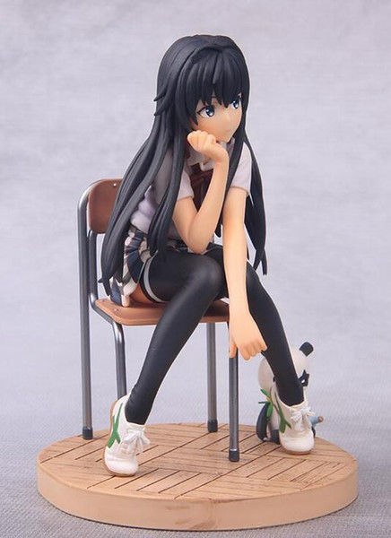 Japan Anime My Teen Romantic Comedy SNAFU Yukinoshita Yukino PVC Action Figure Model Toy approx 14cm with box