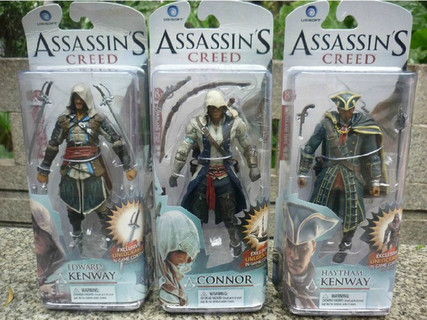 2016 6inch/15cm NECA figures Three generations NECA Assassin's Creed II 2 Ezio Standard Figure doll toys for kids