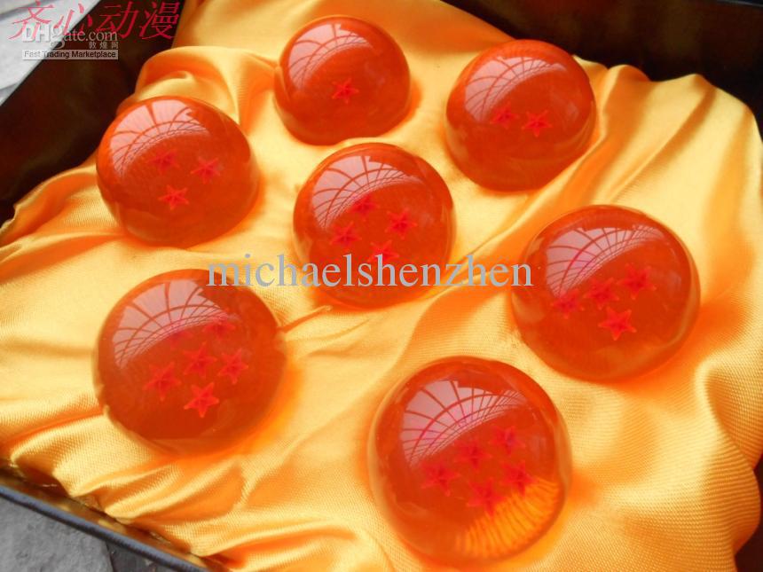 animation dragonBall 7 stars crystal ball set of 7 pcs new in box dragon ball Z complete 4.5 CM A001