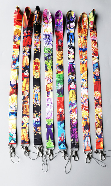 Hot Sale Anime Cartoon Dragon Ball Z LANYARD For Key Card ID Chain Neck Straps Party Gifts Wholesale