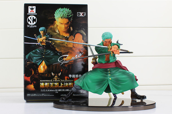 One Piece Roronoa Zoro PVC Figure Toy Decisive Battle Version PVC Action Figure Collection Model Toy