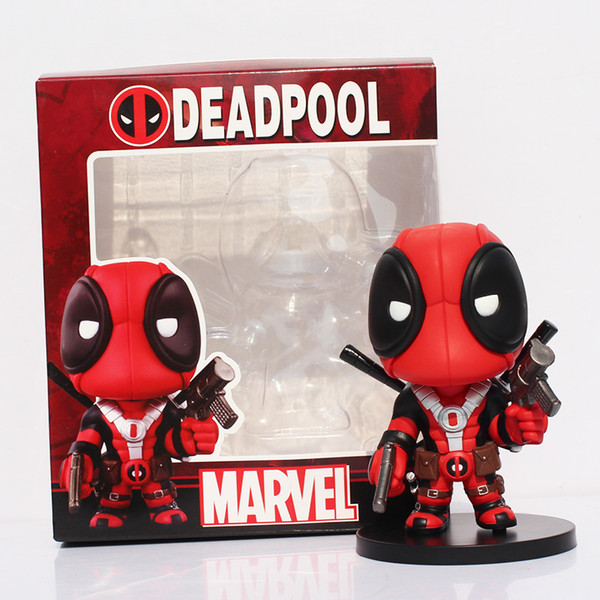 American Movie X-men 14cm Fashion Deadpool Q Version PVC Action Figure Collectible Toy Doll for Kids