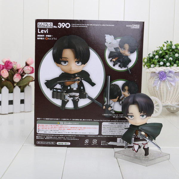 Nendoroid Attack on Titan Shingeki no Kyojin Scouting Legion Levi Rivaille PVC Action Figure Model Collection Toy