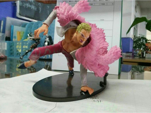 17CM Anime One Piece Decisive Battle Version Donquixote Doflamingo Boxed PVC Action Figure Collection Model Toy