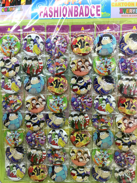 Osomatsu-san 4.5 CM lot set PIN BACK BADGES BUTTONS NEW FOR PARTY CLOTH BAG GIFT ANIME CARTOON GAME MOVIE COLLECTION