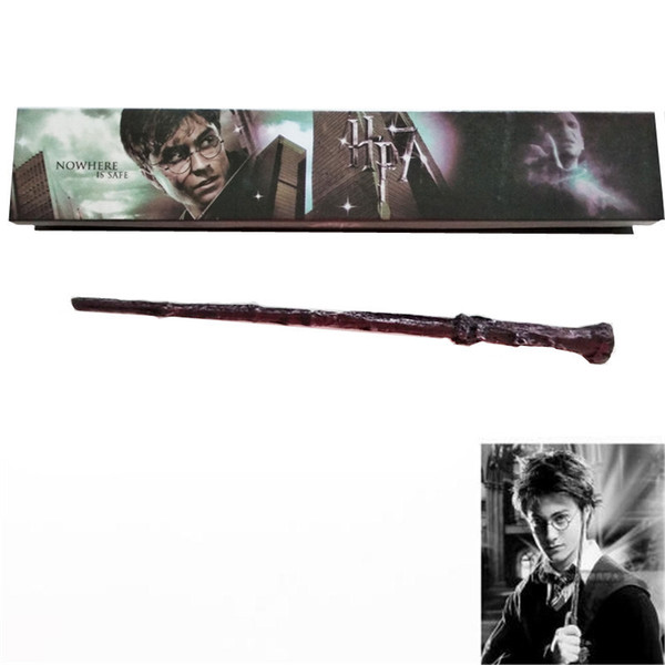 New Top Quality Severus Snape Harry Potter Magic Wand With Gift Box Cosplay Game Collection Wand Harry Potter Stick Toys DHL freeshiping