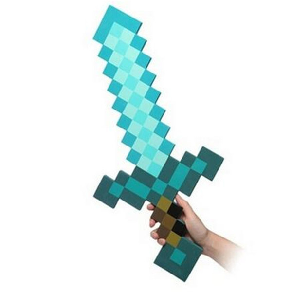 Fashion Mosaics EVA Sword Toy Games Designs Diamond Foam Weapons Kids Boys Christmas Gift Cartoon Accessories