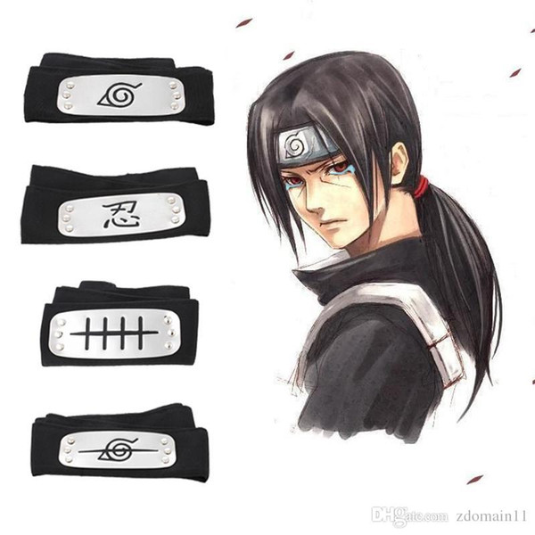 10 Styles Anime Naruto Cosplay Forehead Fashionable Headband Cartoon Cosplay Akatsuki Accessories For Kids Toys