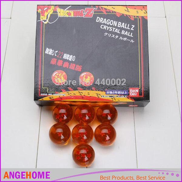 1set 4CM Dragon Ball Balls In Box 7 Stars Crystal Balls Set of 7 pcs DragonBall Complete set