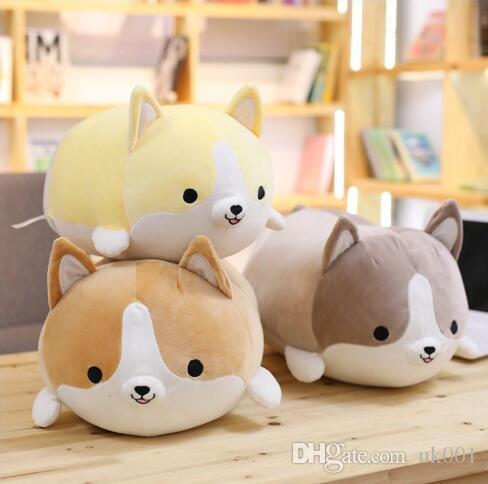 Hot 35cm Cute Corgi Dog Plush Toy Stuffed Soft Animal Cartoon Pillow Lovely Christmas Gift for Kids Kawaii Valentine Present