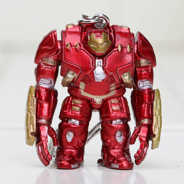 DHL The Avengers Age of Ultron HulkBuster PVC Figure Toy Key chains Pendants Wholesale