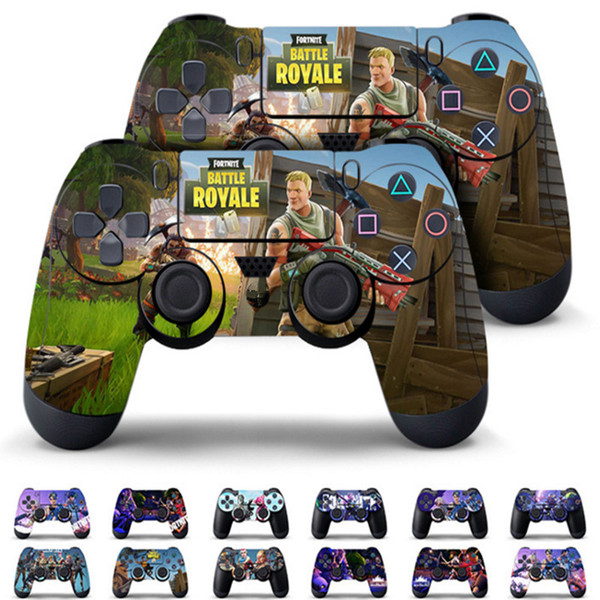 13 color Game Fortnite Battle Royal PS4 Slim Skin Sticker For PlayStation hand Controllers Decal Vinyl Kids Toys Gift MMA190