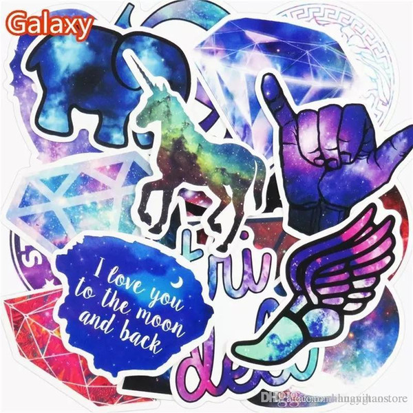 Hot Sale 36Pcs/set Galaxy Stickers Mixed Toy Cartoon Skateboard Luggage Vinyl Decals Laptop Phone Car Styling Bike JDM DIY Sticker