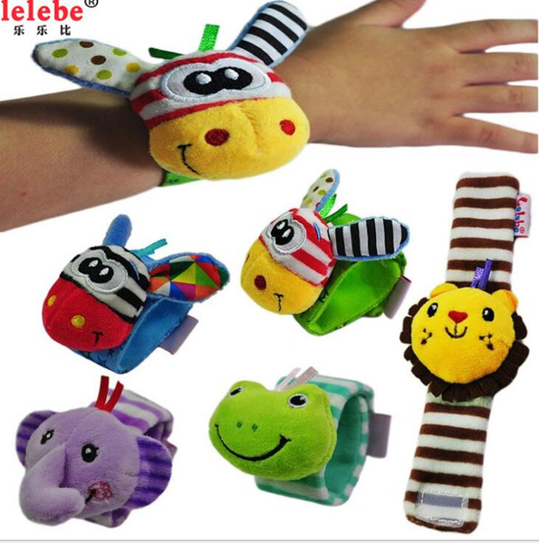 0-3 years old baby watch with baby toy gift maternity supplies rattle toy wrist band