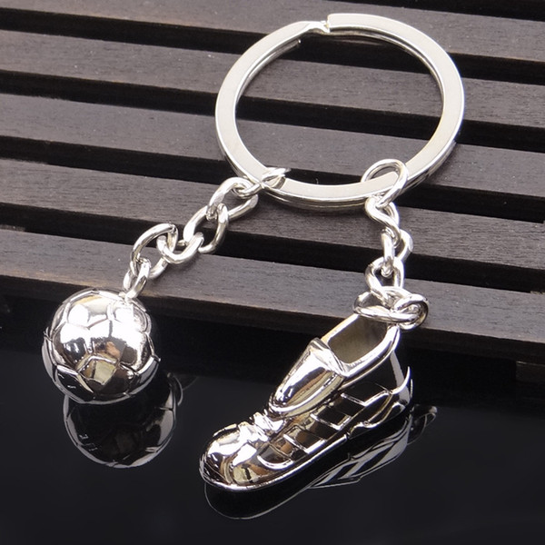 Creative world cup gift, various sports keychain, metal 3D three-dimensional key chain pendant factory direct sales, Chenghai Keychain!