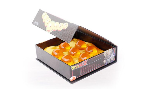 Dragon Ball Balls DragonBall 7 Stars Z Crystal Balls Set of 7 Pcs 3.5CM 4CM Gifts Toys With Retail Box Animation Cartoon