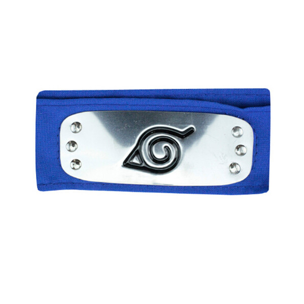 ANIME Naruto Headband 95cm Leaf Village Logo Konoha Kakashi Akatsuki Members Cosplay Costume Accessories blue red black