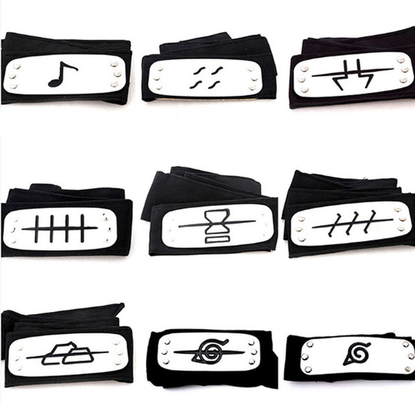 Anime Naruto Cosplay Forehead Fashionable Headband Cartoon Costume Akatsuki Accessories For Kids Toys