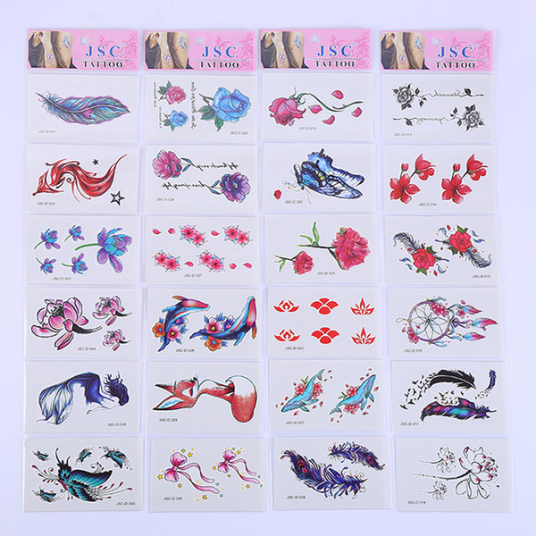 Wholesale small fresh tattoo sticker geometric tattoo sticker cute cartoon tattoo paper