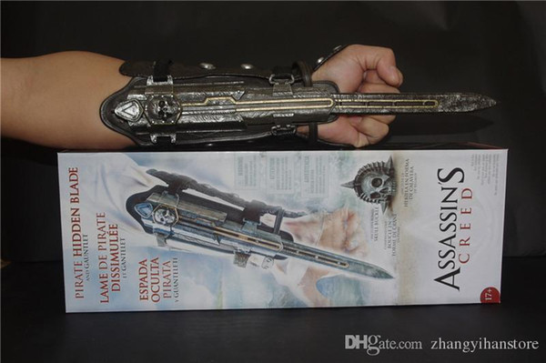 Retail/Wholesale NECA Assassins Creed 4 Four Black Flag Pirate Hidden Blade Edward Kenway Cosplay New in Box #AC001