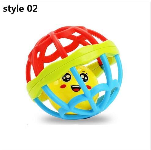 Teether Rattle Toy Develop Baby Intelligence Plastic ball Funny Educational Mobiles Toys Xmas Birthday Gift