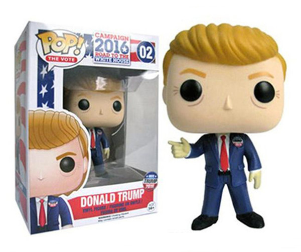 America President Donald Trump Funko Pop Action Figure Model Toys Boxed Decoration Gift Celebrity Figure Funko Pop