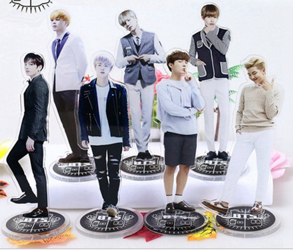 10pcs/lot free shipping bts member 21cm figure