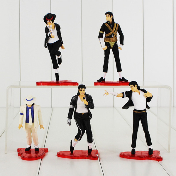 5Pcs/lot Michael Jackson Figures Dolls 4