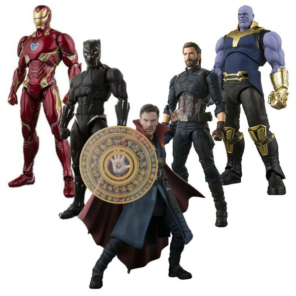 S.H.Figuarts Avengers infinity War Dr. Strange Thanos Captain America MK50 Action Figure