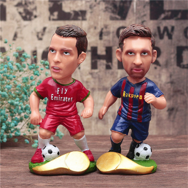 Soccer stars Lionel messi and ronaldo Doll model set pieces Star gifts for the 2018 World Cup