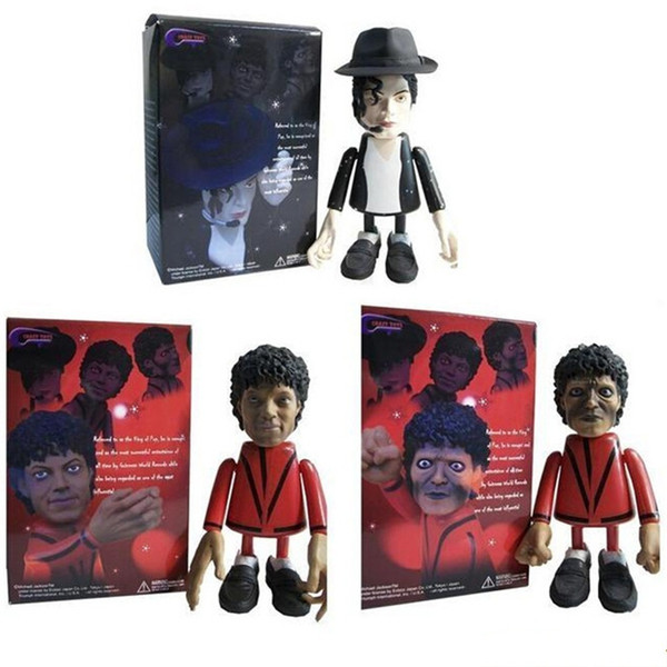 4inch 3pc/set Michael Jackson Super Star MJ PVC Figure Statue Model Collectible Toys Dolls Brinquedos Figurals Figurines juguete Gift