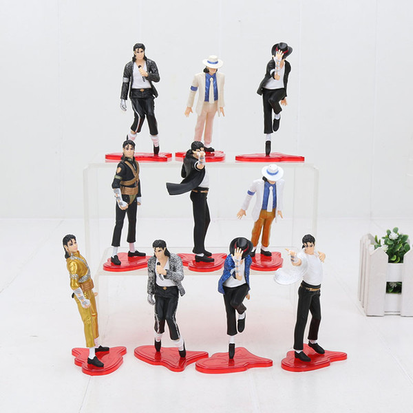 11cm MICHAEL JACKSON FIGURES dolls POSE figures pvc Action Figure toys model gift toys